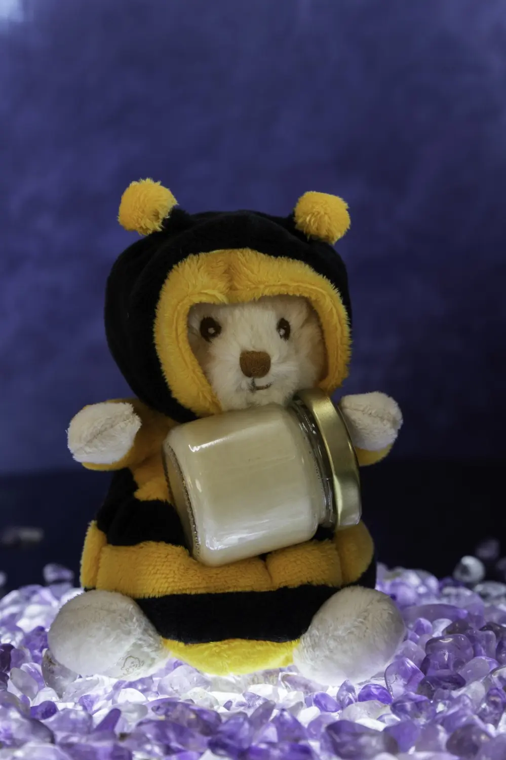 Aurum Noble Gifts - Teddybär Plüschtier mit Honigglas